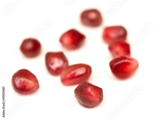 ripe pomegranate seeds