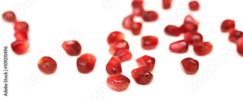 ripe pomegranate seeds