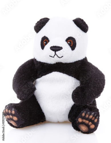 Children toy, Soft teddy panda © serkucher