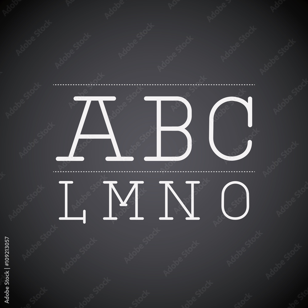 alphabet written on chalk board design alphabet written on chalk board design