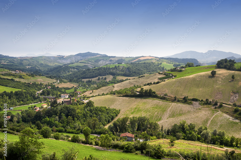 Landscape in Romagna (Italy)