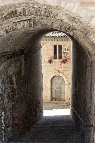 Sarnano  Macerata  Marches  Italy  - Old village
