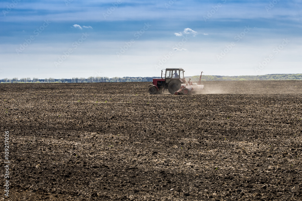 Fototapeta premium agricultural seeder