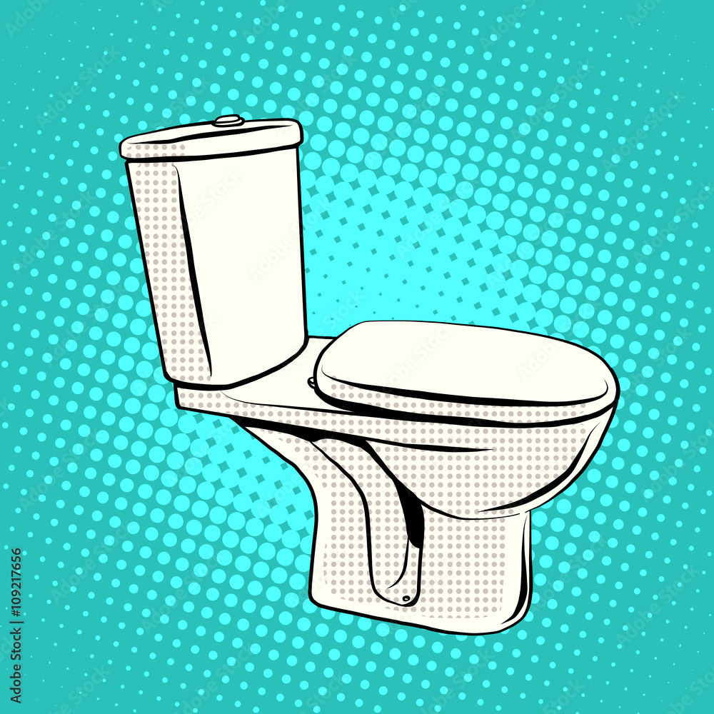 Toilet seat toilet Stock Vector Adobe Stock