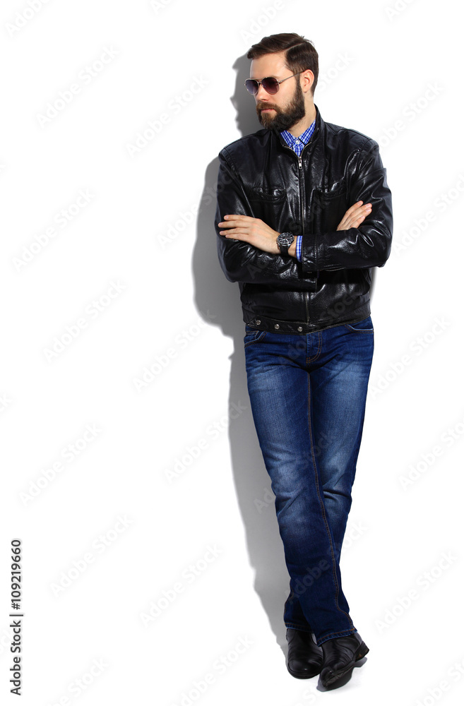 Fototapeta premium Elegant handsome man. 
