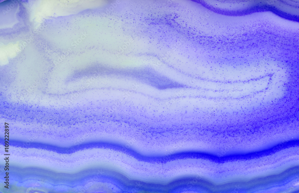 blue color waves of agate structure