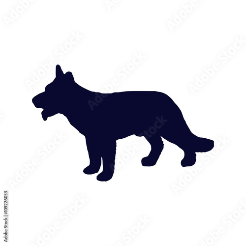 dog silhouette 