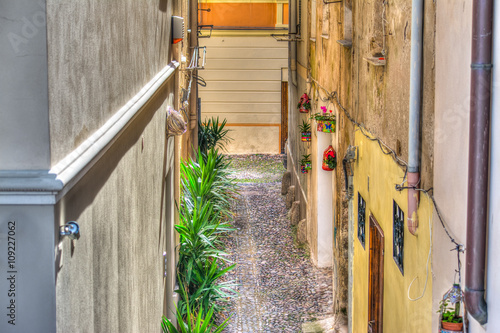 alley in Alghero old town