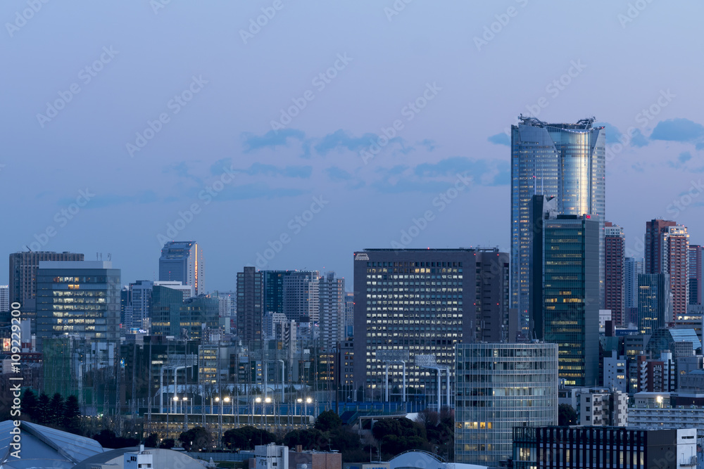 東京都市風景 トワイライトの六本木 六本木ヒルズ 浜松町 Stock 写真 Adobe Stock