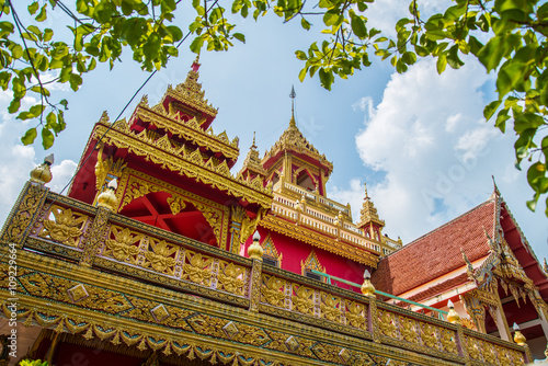 Temple in Thailand   Wat Prathat Ruang Rong  Thailand.