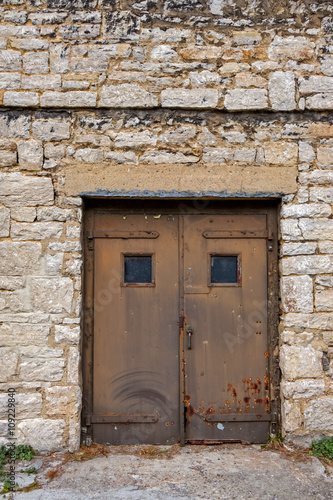 Large Vintage Metal Doors © Bronwyn Photo