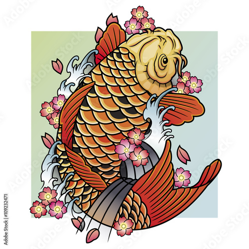 koi fish color