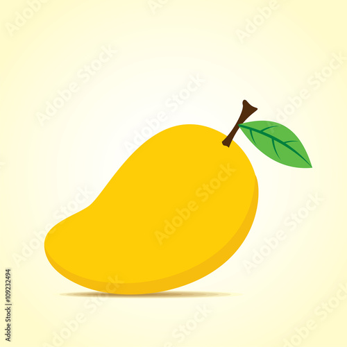 fresh fruit mango design vector