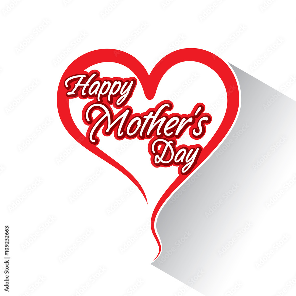happy mothers day greeting card design vector happy mothers day greeting card design vector