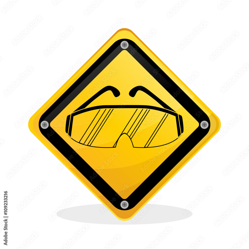 Industrial security design. road sign and alert illustration Industrial security design. road sign and alert illustration