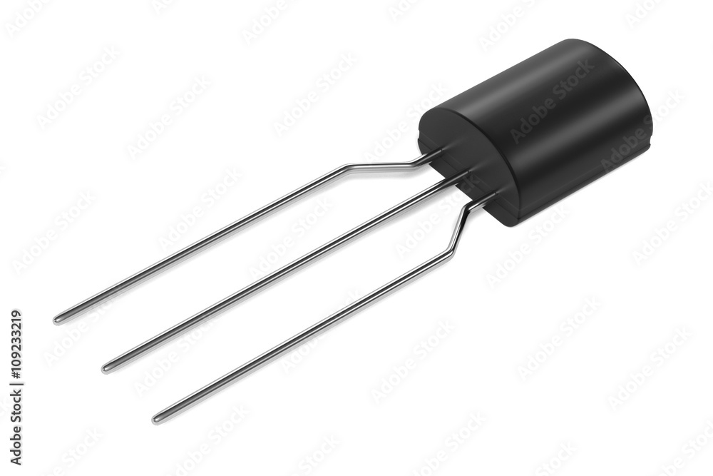 Fototapeta premium 3d rendering of transistor part