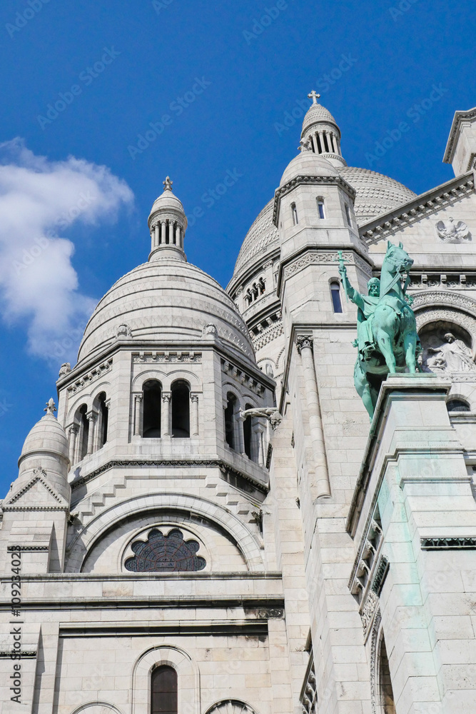 Sacred Heart Sacre Coeur Church in Montmartre
