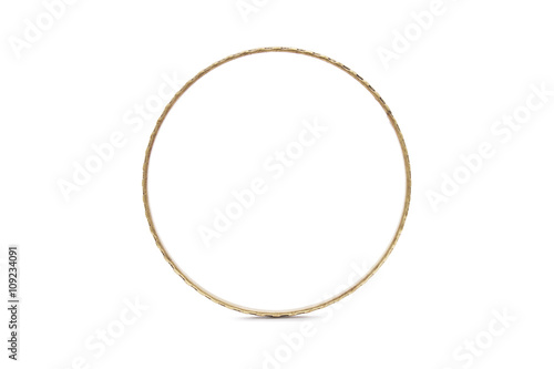 Beautiful Antique Gold Bracelet with Leaf Pattern