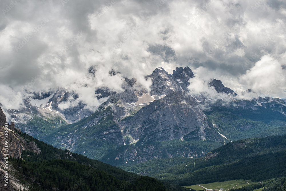 Tre Cime di Lavaredo. Dolomites alps. Italy