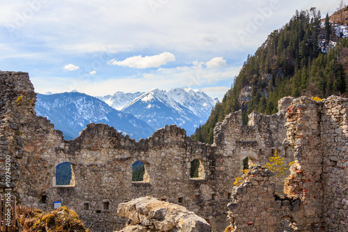 Ehrenberg Castle Ruins In Reutte, Tyrol, Austria