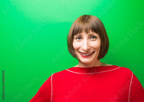 Fotografie portrait of young pensive woman