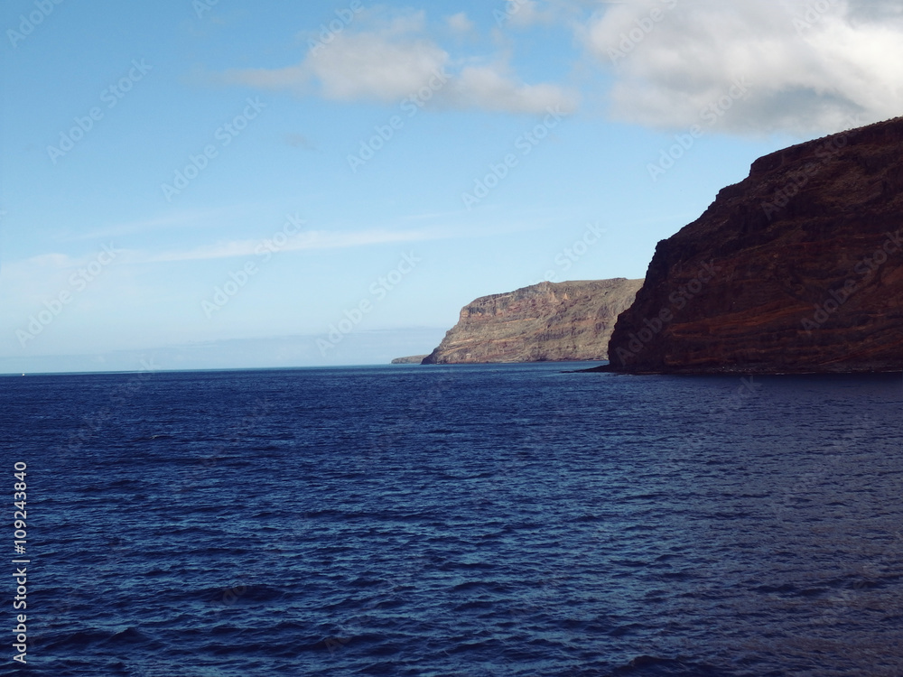 La Gomera Canary Islands Spain Cliffs