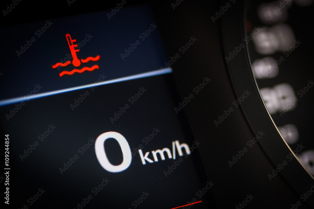Coolant temperature symbol in a car Stock Photo Adobe Stock