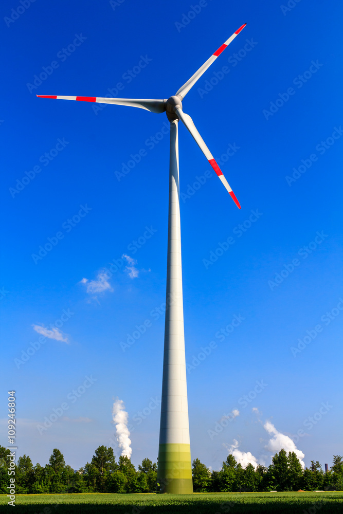 Windpark, Klimaschutz durch natürliche Stromerzeugung Windpark, Klimaschutz durch natürliche Stromerzeugung