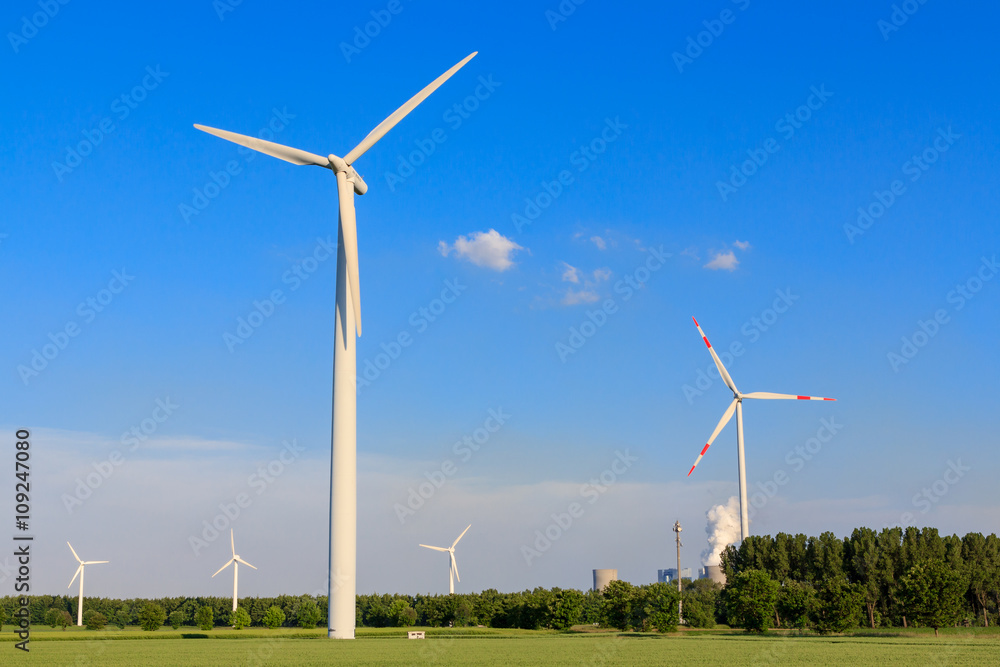Windkraftpark, Energiewende, erneuerbare Energie Windkraftpark, Energiewende, erneuerbare Energie