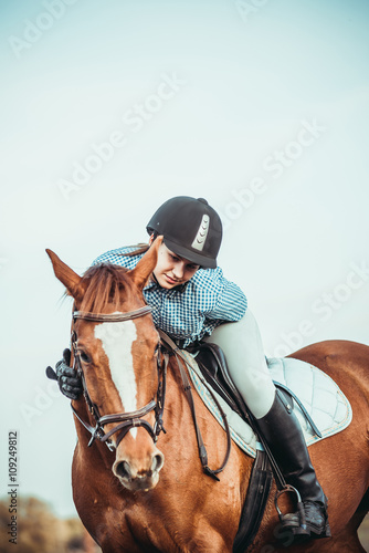  Girl on a horse