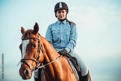  Girl on a horse