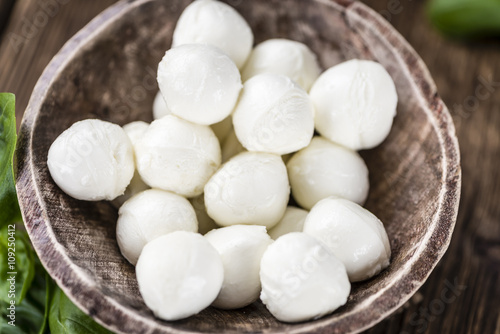 Fresh Mozzarella (close-up shot)