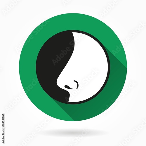 Nose   vector icons.