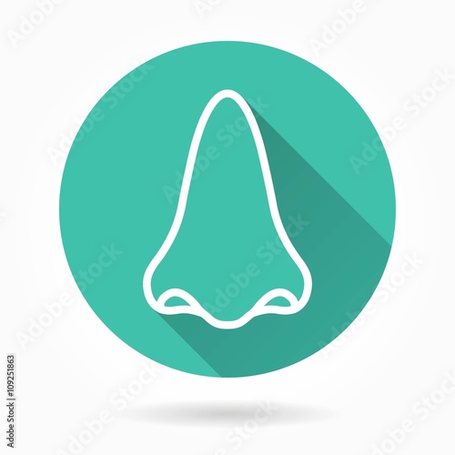 Nose   vector icons.