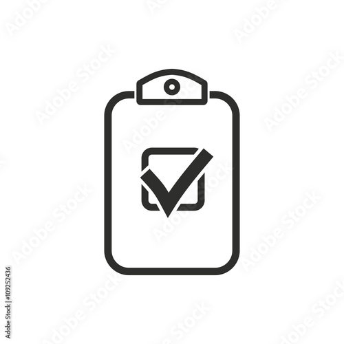 Clipboard - vector icon.