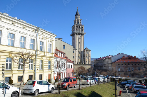 Obraz na płótnie Bielsko-Biala (City in Poland) w salonie