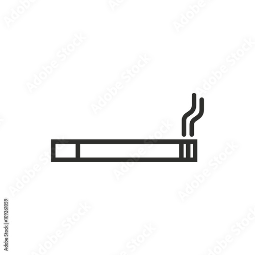 Smoke - vector icon.