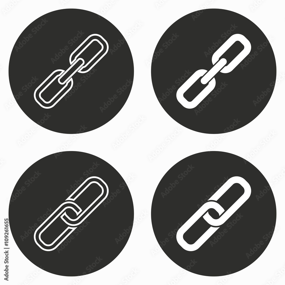 Link - vector icon. Link - vector icon.