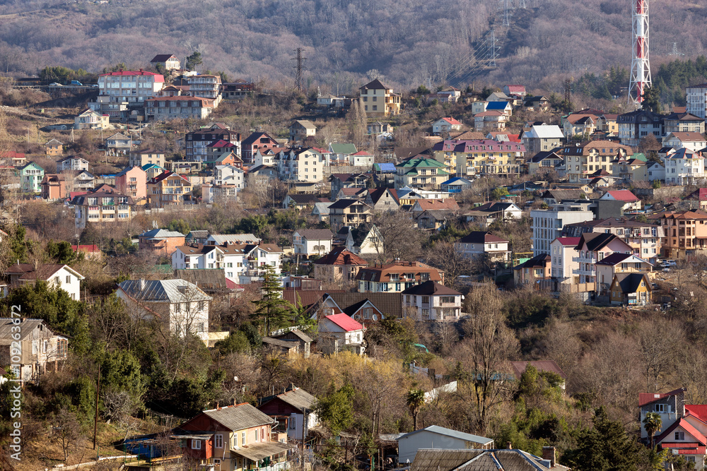 Fototapeta premium Cityscape Sochi. Russia
