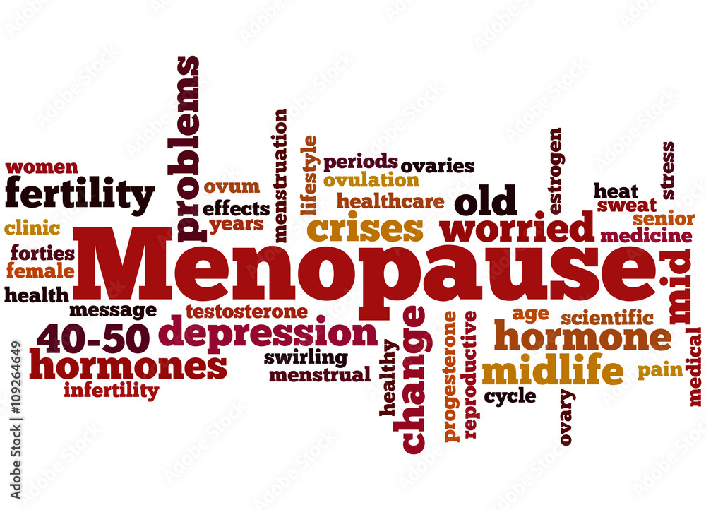 Menopause, word cloud concept 9 Menopause, word cloud concept 9