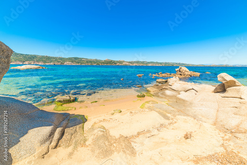 rocks and turquoise water