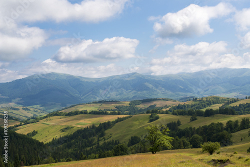 Landscape in the Ukrainian Carpathians