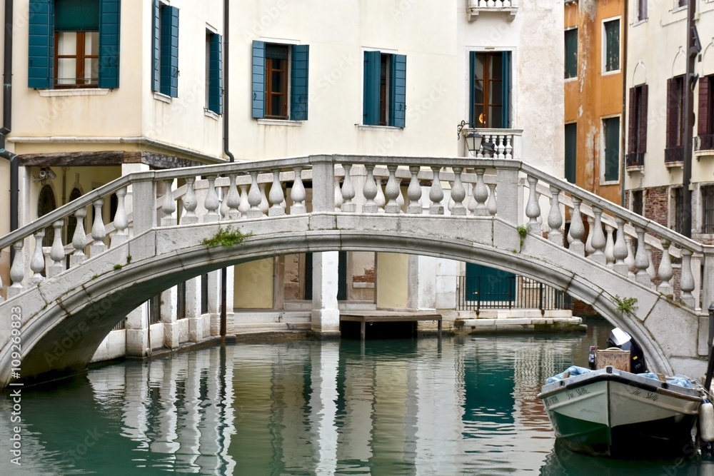 Charming canal view in Venice