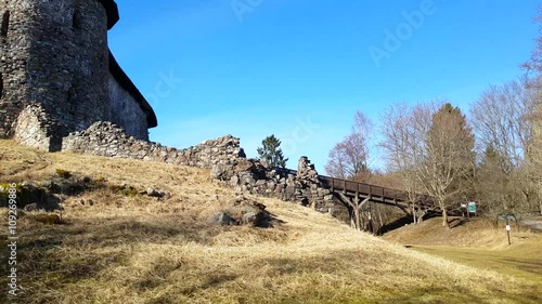 Raasepori castle, fortress ruins, in Raseborg, Uusimaa, Finland photo