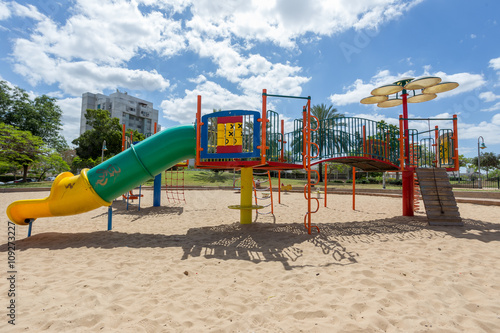 children's slides and playgrounds