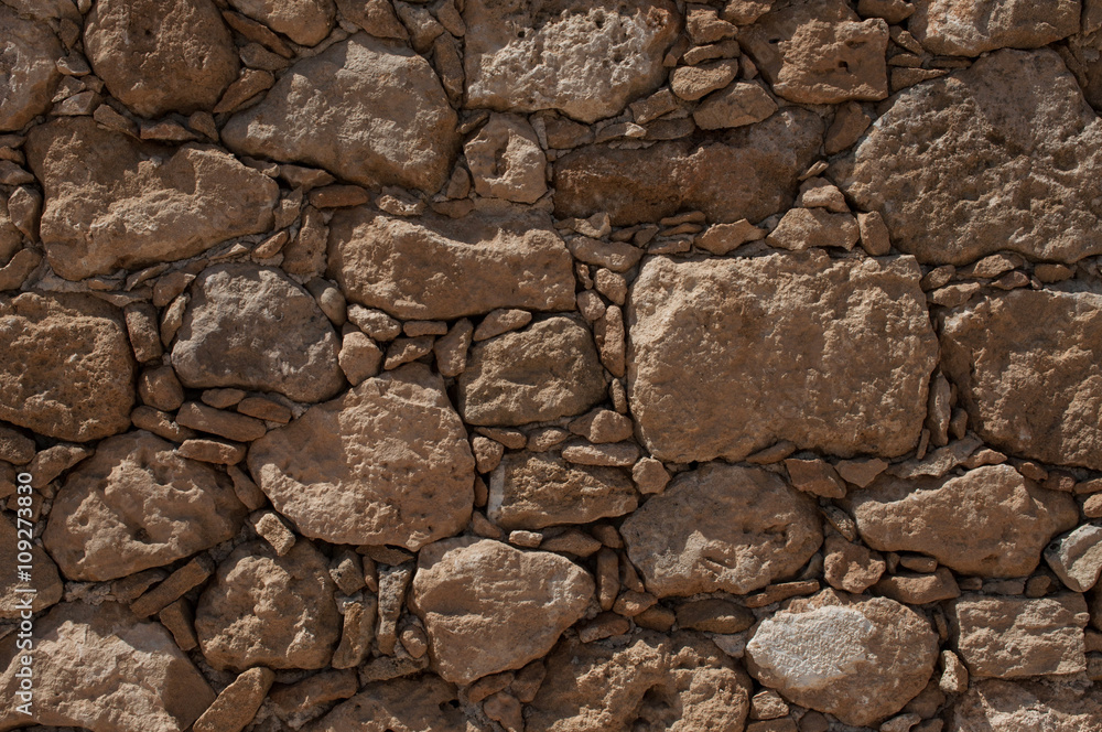 Old brown rock wall texture Old brown rock wall texture