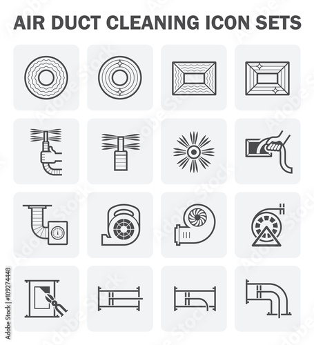 Duct clean icon