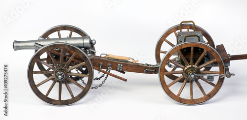 1861 Dahlgren Cannon and limbert cart. photo