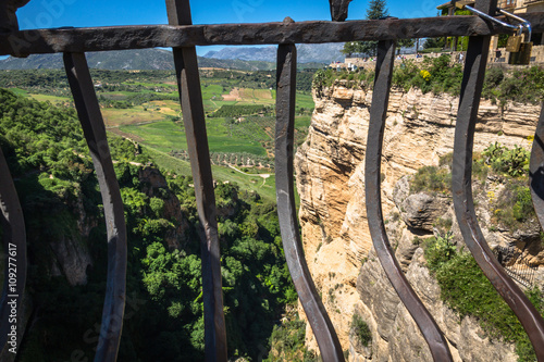 Bridge of Ronda, one of the most famous white villages of Malaga