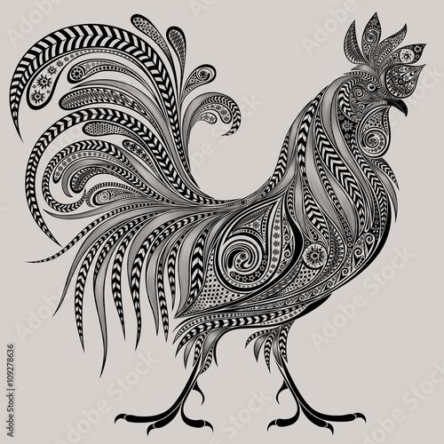 Gorgeous cock of patterns for the new year 2017